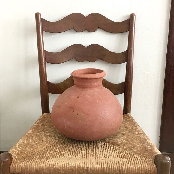 Antique Mexican Clay Olla Pot - Picture 3 of 4